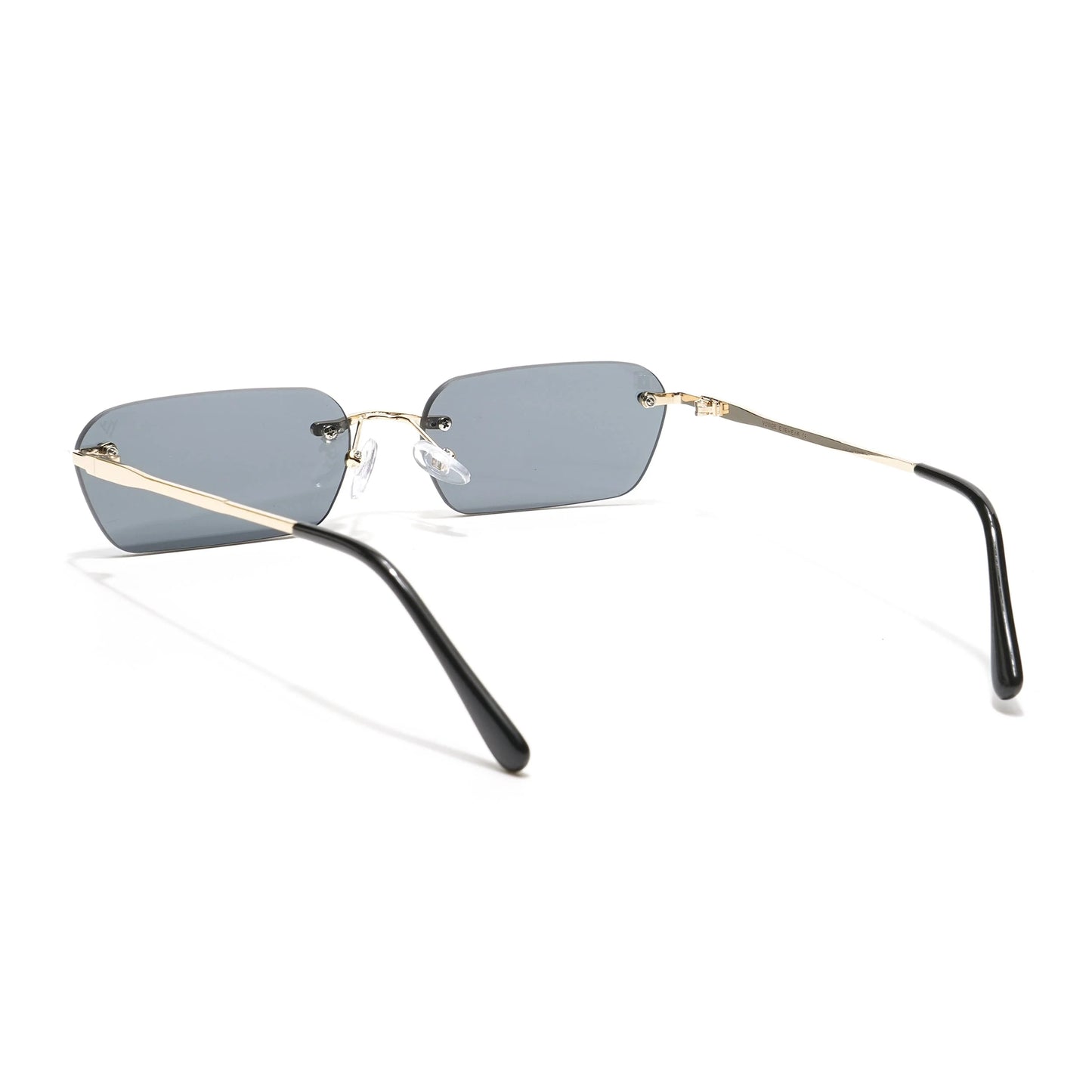 Underdog | Black Rimless Rectangle Sunglasses