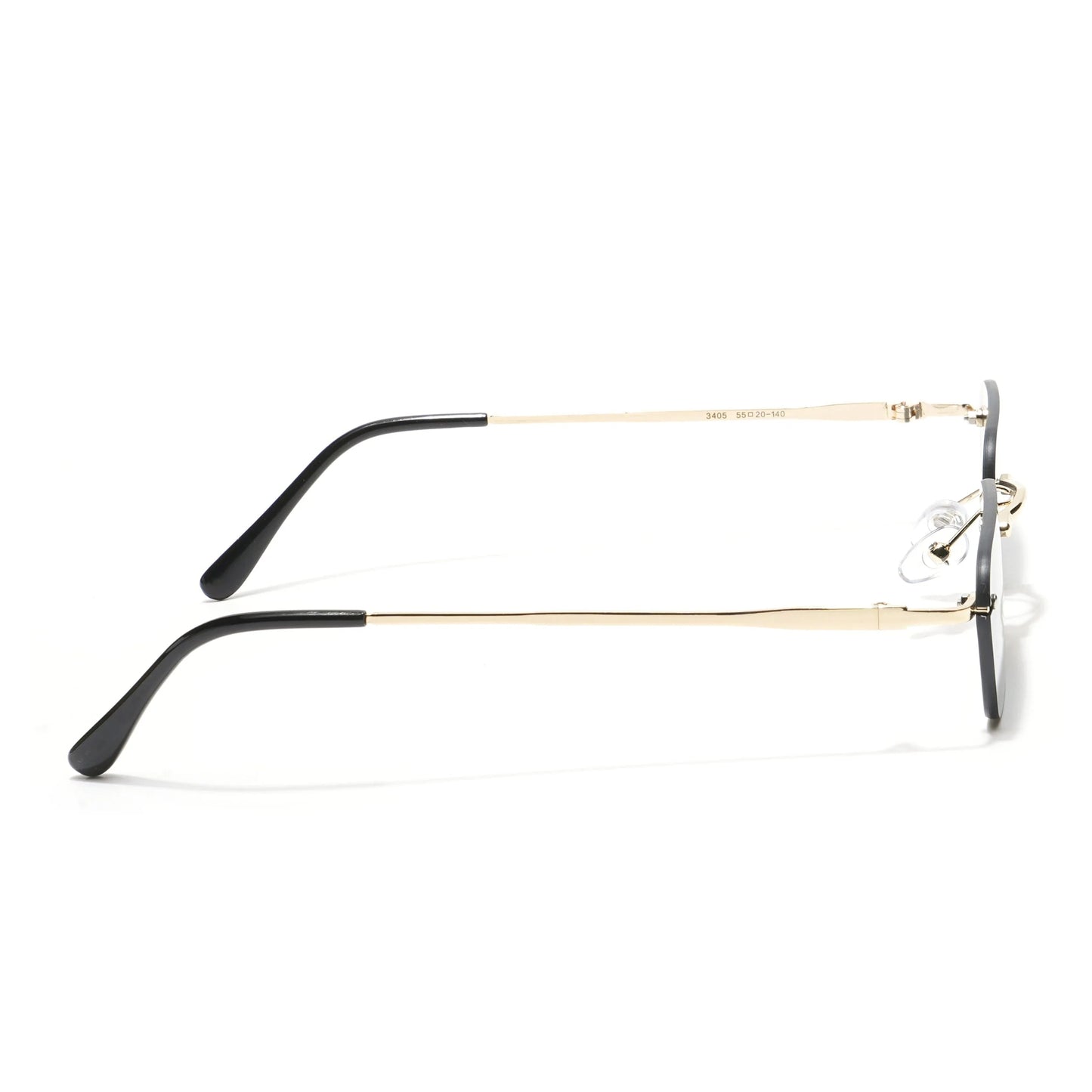 Underdog | Black Rimless Rectangle Sunglasses