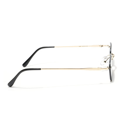 Underdog | Black Rimless Rectangle Sunglasses