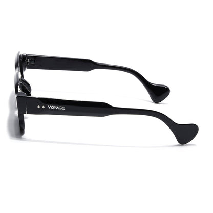 Noir | Black Square Sunglasses for Men & Women