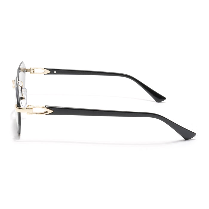 Slayr | Black Rimless Sunglasses