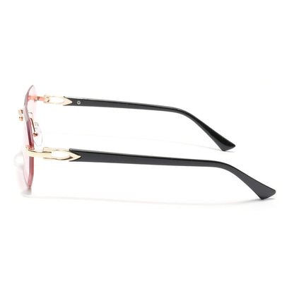 Slayr | Black Rimless Sunglasses