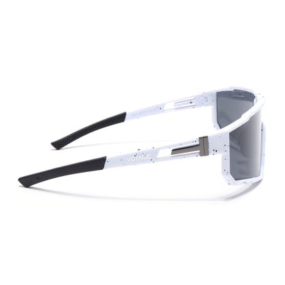Drift Polarized Sunglasses (Black Lens | White Frame)