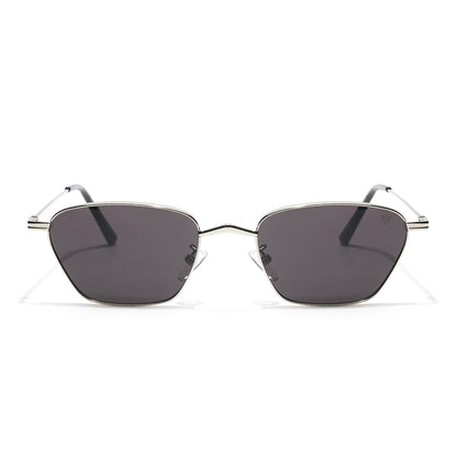 Arrow | Black Silver Retro Sunglasses