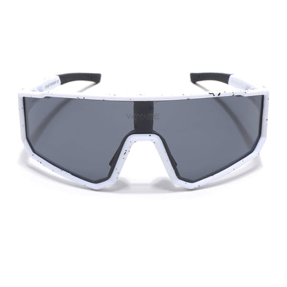 Drift Polarized Sunglasses (Black Lens | White Frame)