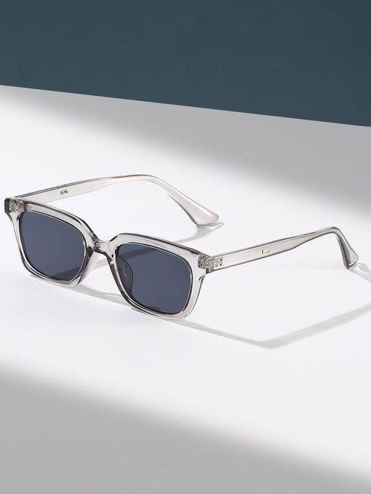 Transparent square sunglasses