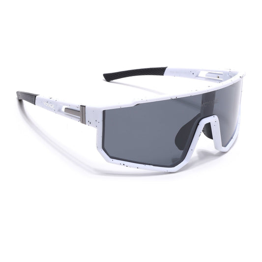 Drift Polarized Sunglasses (Black Lens | White Frame)