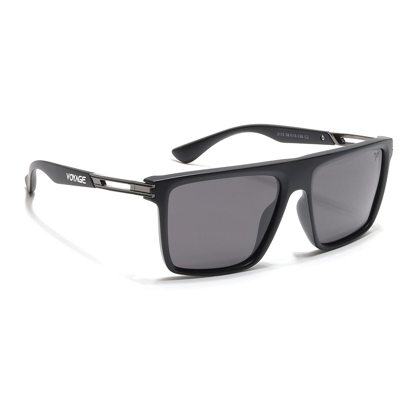Voyage PolarZ | Grey Square Polarized
Sunglasses