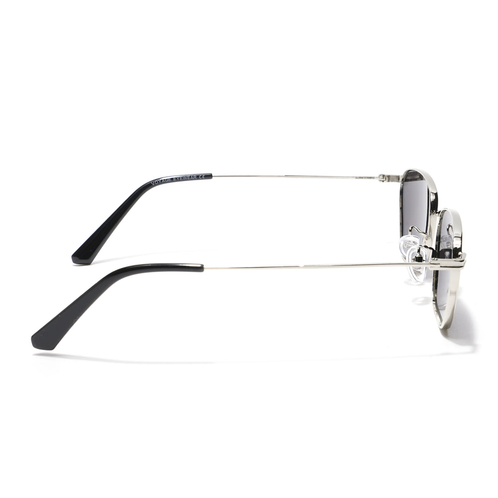 Arrow | Black Silver Retro Sunglasses